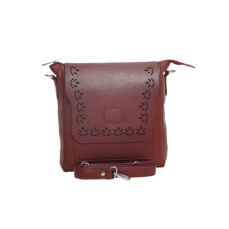 Women's Laser Cut Leather Bag