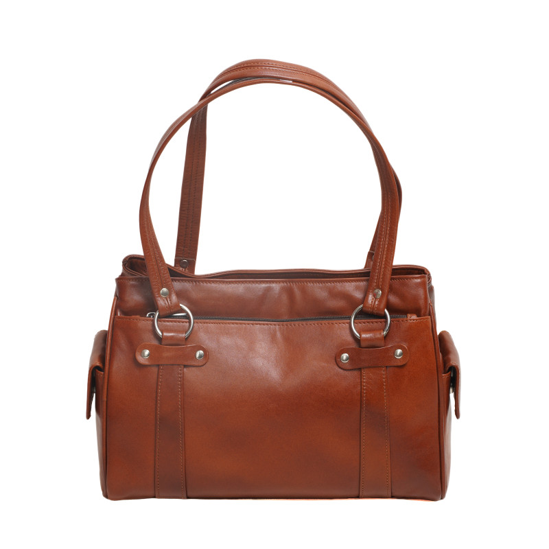 Executive Genuine Leather Shoulder Handbag