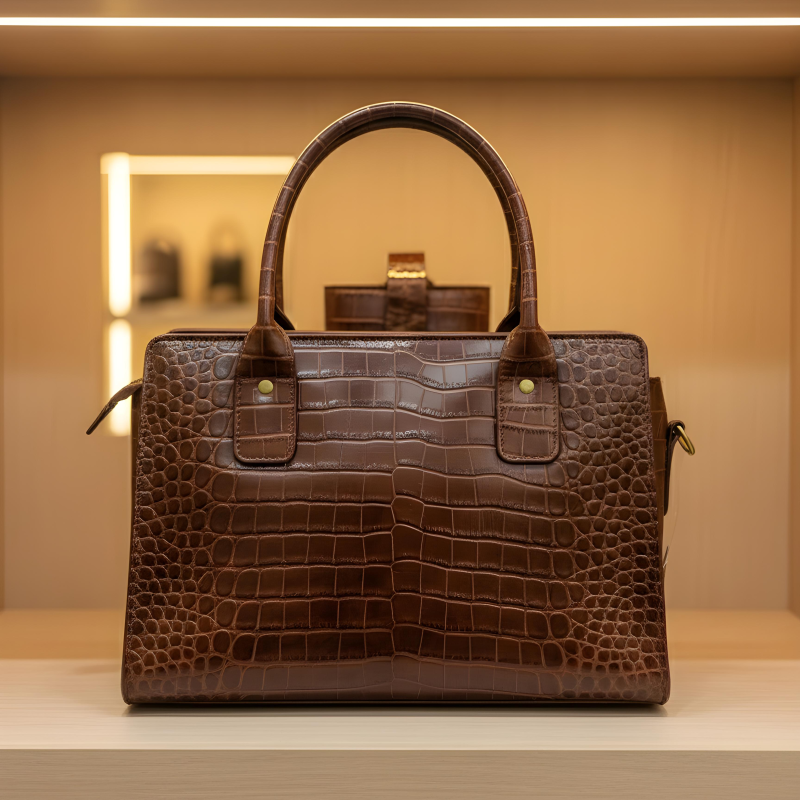 Croco Luxury Leather Bag