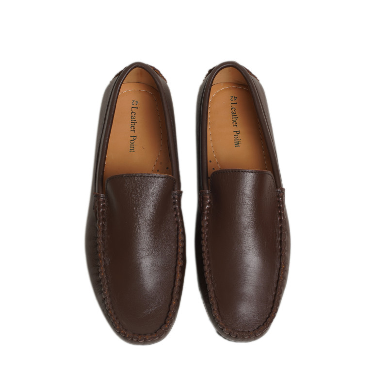 Premium Chocolate Leather Loafer
